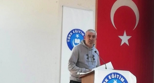 TÜRK EĞİTİMSEN İLÇE TEMSİLCİSİ SOYDAN EVCİ'nin ÖĞRETMENLER GÜNÜ MESAJI