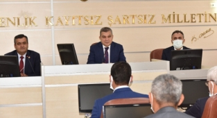  Vali Mehmet Alpaslan IŞIK İl Genel Meclisini ziyaret etti.