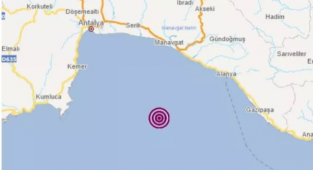 Alanya'daki deprem Ermenek'ten hissedildi
