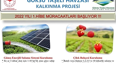 2022 YILI 1.HİBE MÜRACAATLARI BAŞLIYOR !!!