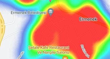 Ermenek'in korona haritası kıpkırmızı.Yetkililerden hiç bir uyarı yok