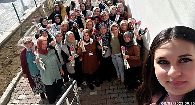 Şahbey tekstil çalışanlarının kadınlar gününü kutladı