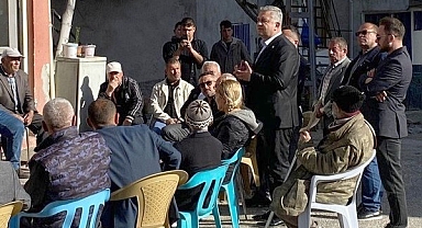 Milletveki adayı Atila Zorlu Seçim çalışmalarına Sarıveliler ilçesinde devam etti