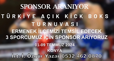Ermenekli Sporculara Sponsor Aranıyor