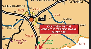 Sartavul Geçiti Ulaşıma Kapandı