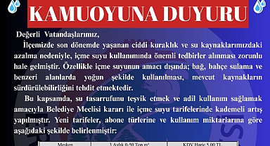 Ermenek Belediye Meclisinden Önemli Karar