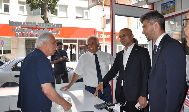 CHP MİLLETVEKİLLERİ ERMENEK'İ ZİYARET ETTİ