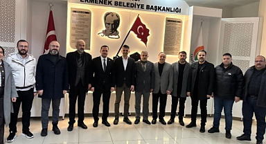 AK PARTİ HEYETİNDEN ERMENEK BELEDİYESİNE ZİYARET
