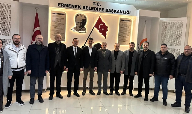 AK PARTİ HEYETİNDEN ERMENEK BELEDİYESİNE ZİYARET