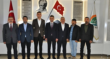 CHP HEYETİNDEN BAŞKAN BOZCU'YA ZİYARET