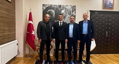 BBP KARAMAN İL BAŞKANI BAŞKAN BOZCU'YU ZİYARET ETTİ
