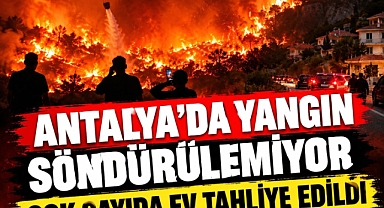 Alevler her tarafı sardı
