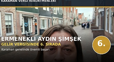 KARAMAN’IN VERGİ REKORTMENLERİ AÇIKLANDI